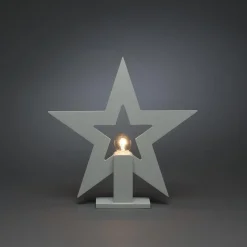 Adventsstjerne på fot 35 cm