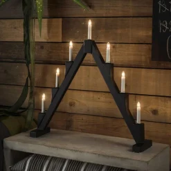 Adventstake 7 armet sammenleggbar