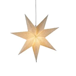 Adventstjerne 60 cm med broderi
