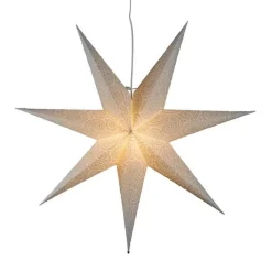 Adventstjerne 80 cm med broderi