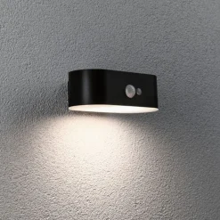 Adya vegglampe utendørs 2,5W 3000 Kelvin m/bevegelses sensor - Solcelle