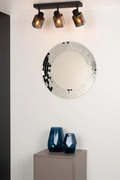 Alion taklampe 3 - Røykfarget/Svart