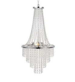 Allington lysekrone - krom/klar - Krom / Klar