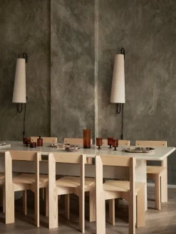 Ancora vegglampe - Svart/Natural