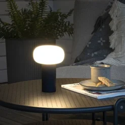 Antibes oppladbar bordlampe 2700/3000/4000K og RGB IP54 Dimbar - Antrasitt grå