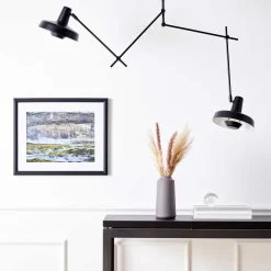 Arigato dobbel taklampe - Svart