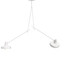 Arigato large dobbel taklampe - Hvit