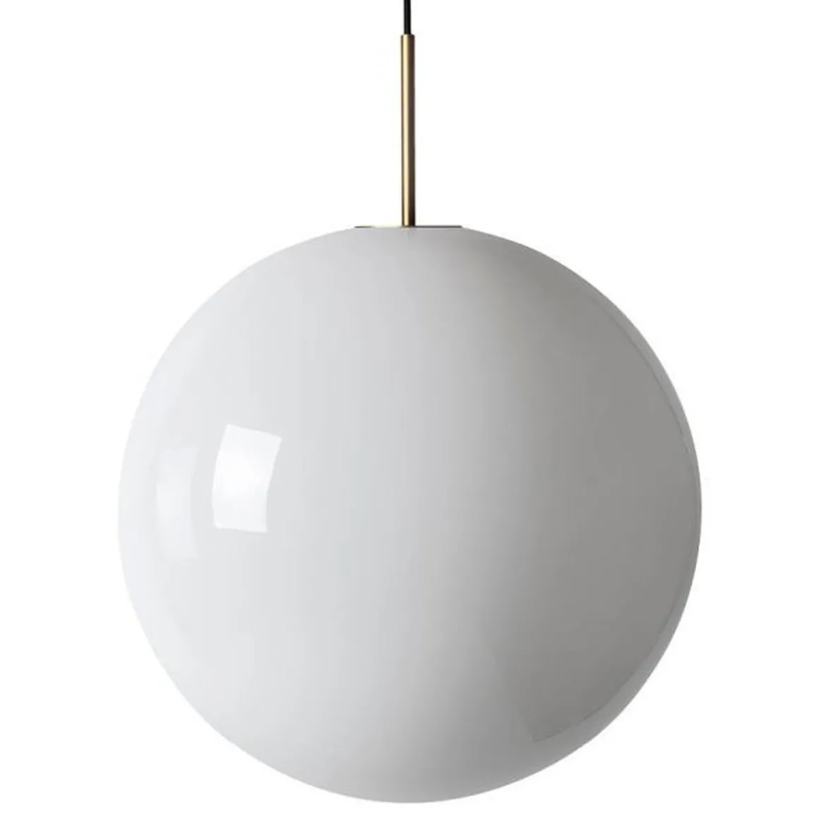 Arkivlampe 4014 - 50 cm - Hvit - Messing