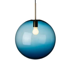 Arkivlampe 4014 30 cm - Blå - Messing
