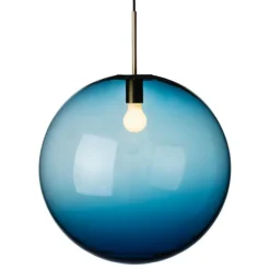 Arkivlampe 4014 50 cm - Blå - Messing