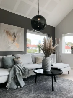 Arkivlampe 4014 50 cm - Grå - Messing