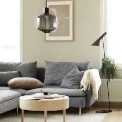 Arkivlampe 4180 - Large - Røykfarget - Matt Sort