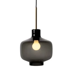 Arkivlampe 4180 - Large - Røykfarget - Matt Messing