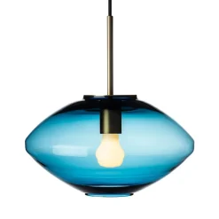 Arkivlampe 4280 - Stålblå - Messing