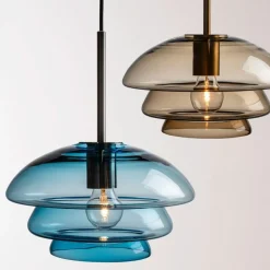 Arkivlampe 4006 Large - Blå - Matt Sort