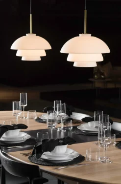 Arkivlampe 4006 Large - Matt Hvit - Messing