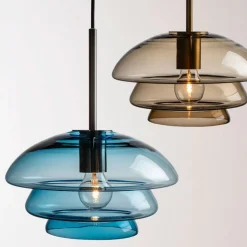 Arkivlampe 4006 Small - Blå - Matt Sort