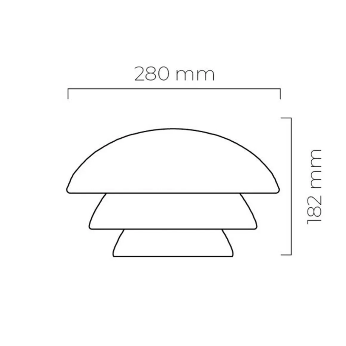 Arkivlampe 4006 Small - Kakao - Matt Messing
