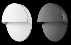 Arlon round vegglampe utendørs 10W 3000 Kelvin IK10 IP65 - Dimbar