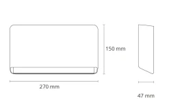 Arlon vegglampe utendørs 10W 3000 Kelvin IK10 IP65 - Dimbar