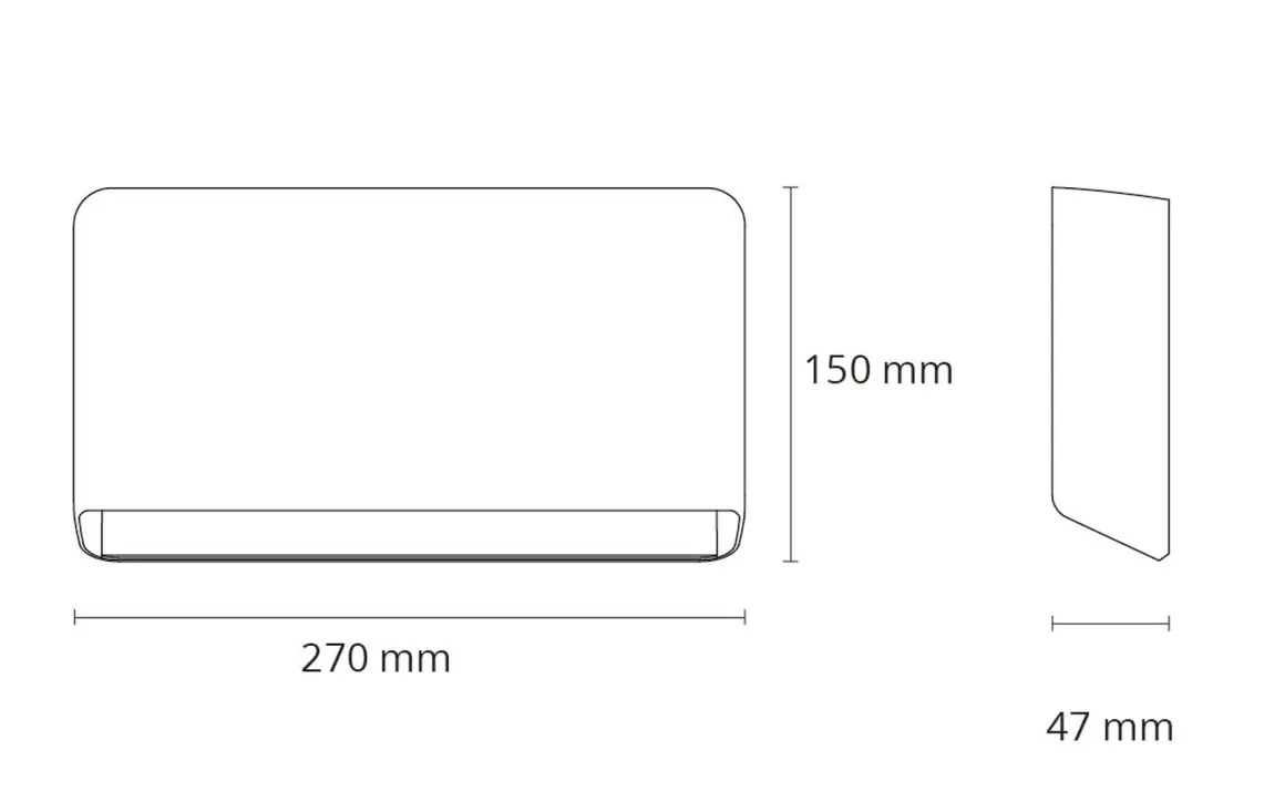 Arlon vegglampe utendørs 10W 3000 Kelvin IK10 IP65 - Dimbar