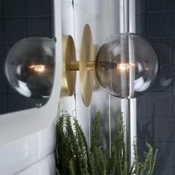 Art deco tak/vegglampe IP44