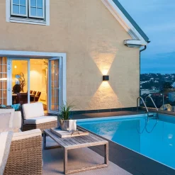 Artes Midi vegglampe opp/ned utendørs 32W 2700K Dimbar