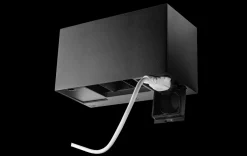 Artes Outlet 8W vegglampe opp/ned lys IP44 3000 Kelvin med 2 stikkontakter - Dimbar