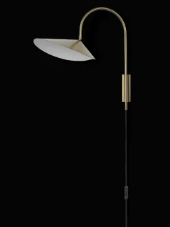 Arum vegglampe swing - bronse