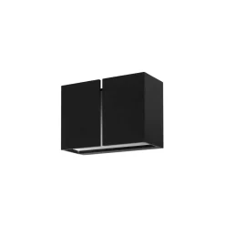 Ask vegglampe opp/ned utendørs 11W 2700K IP65 - Svart