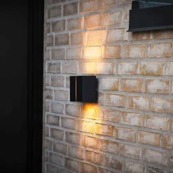 Ask vegglampe opp/ned utendørs 11W 2700K IP65 - Svart