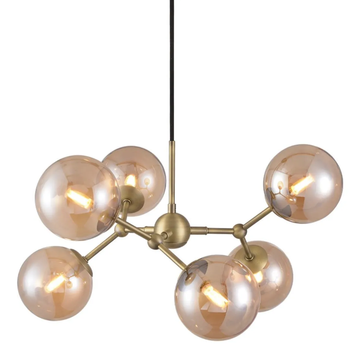 Atom takpendel large - Amber