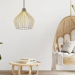 Aurora spile takpendel 58 cm - Natur