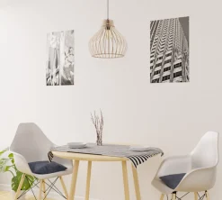 Aurora spile takpendel 38 cm - Natur