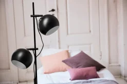 Ball dobbel gulvlampe