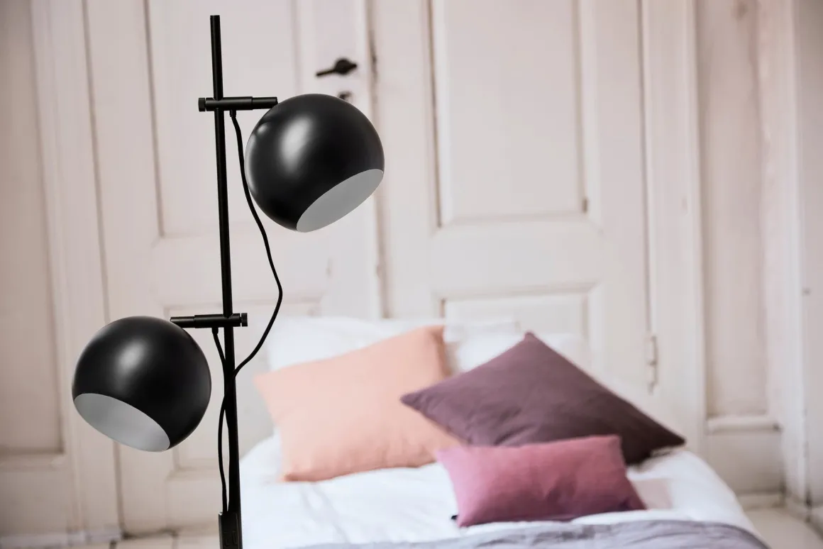 Ball dobbel gulvlampe