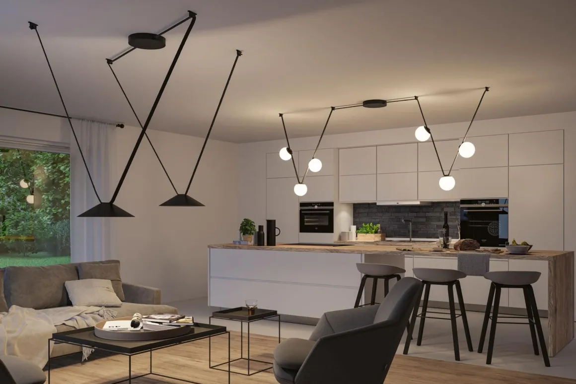 Ball lampeskjerm til ULine belte system 8W 3000 Kelvin