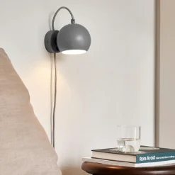 Ball vegglampe Ø12 cm