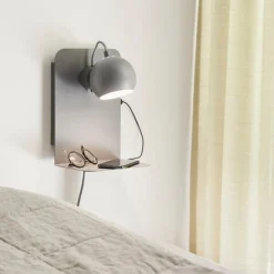 Ball vegglampe m/USB