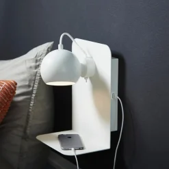 Ball vegglampe m/USB