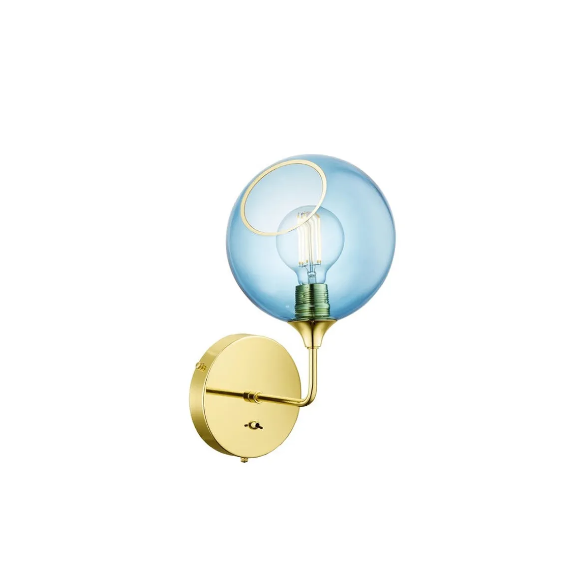 Ballroom Vegglampe 37 cm - Blå