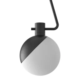 Baluna taklampe - Svart/Opal