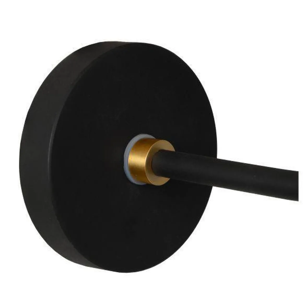 Berend vegglampe IP44 - Svart/Opal