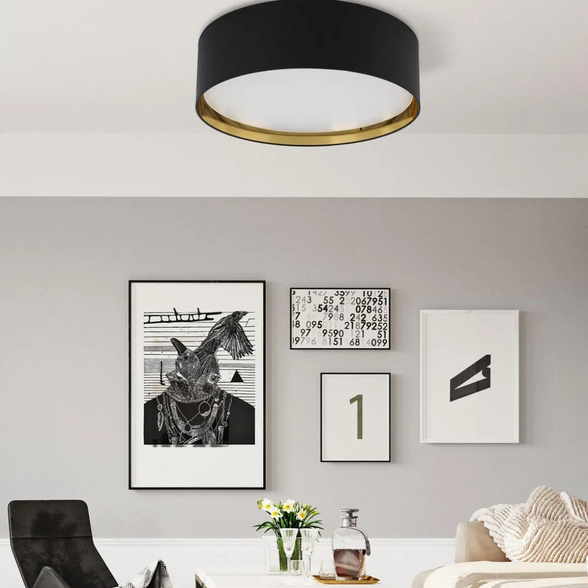 Bilbao taklampe 60 cm