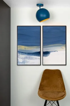 Bink taklampe 25 cm - Blå