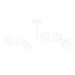 Bior 6 taklampe - Hvit/Opal hvit