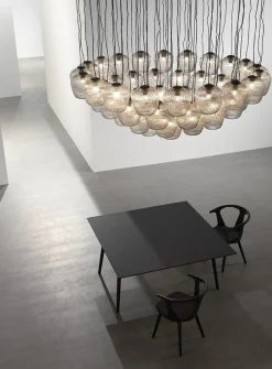 Blown Lamp SW3 Large - sølv