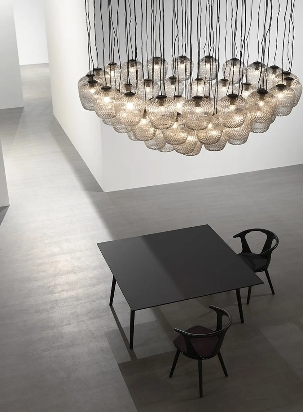 Blown Lamp SW3 Large - sølv