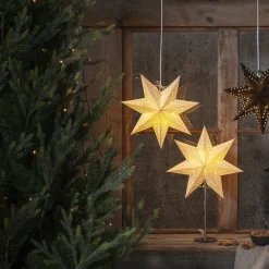 Bobo papirstjerne 34 cm - Hvit