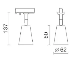 Bocca Gu10 spot - Svart